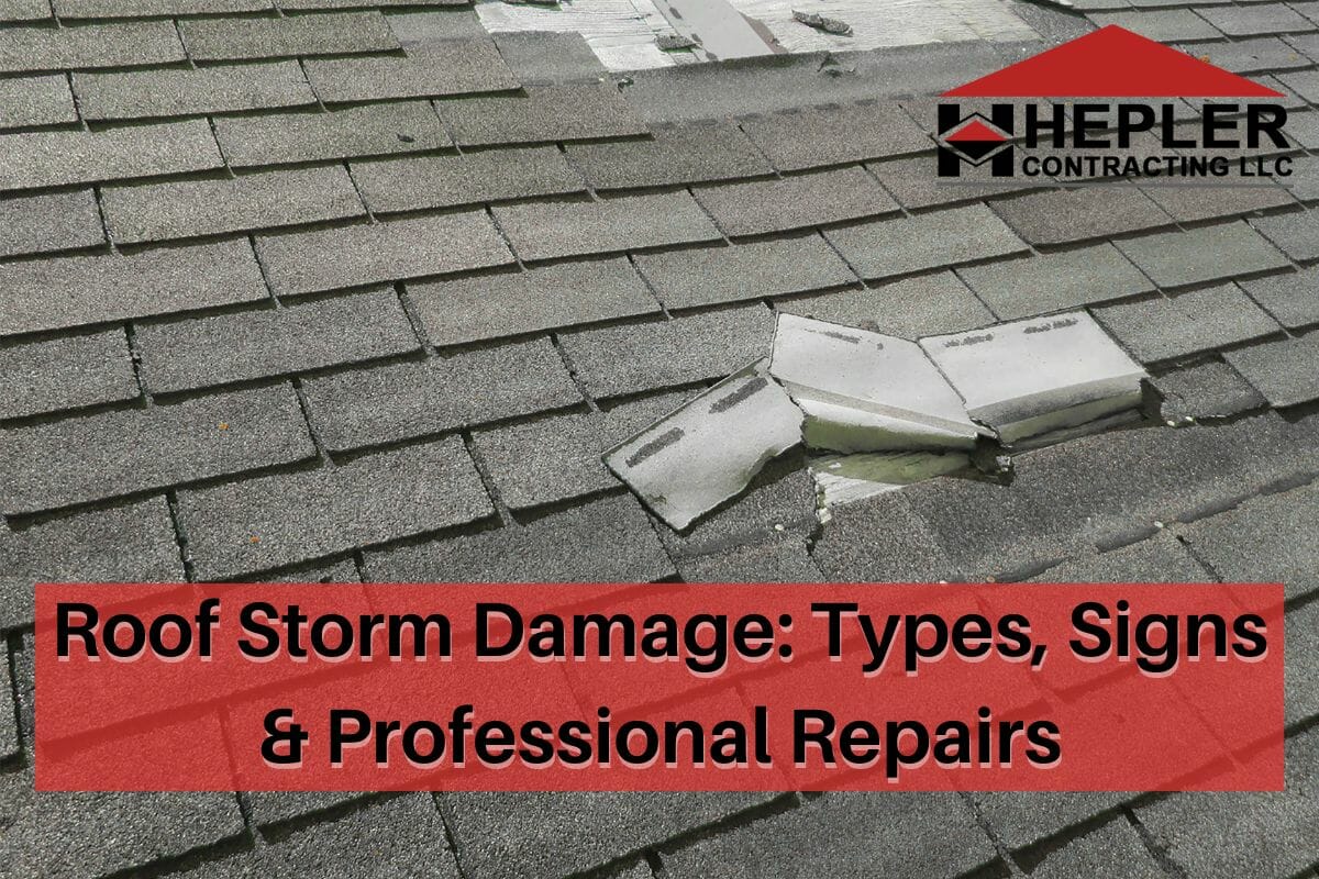 Roof Storm Damage: Types, Signs & Professional Repairs