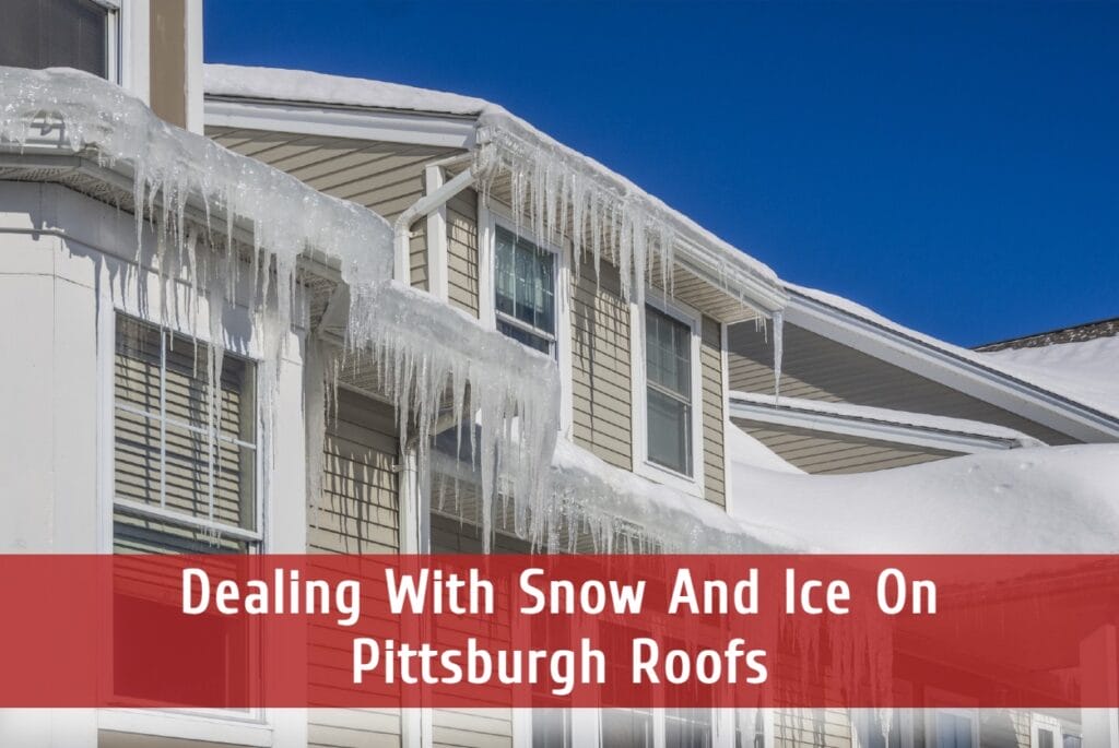 Winter roof maintenance in Pittsburgh PA
