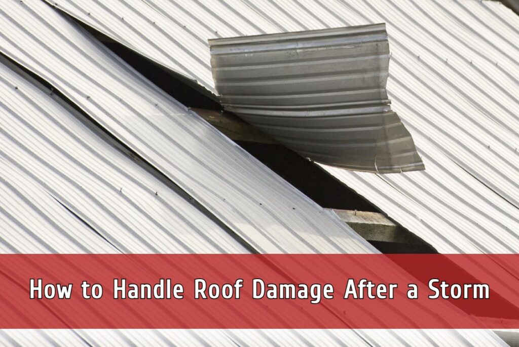 Emergency storm damage roof repair