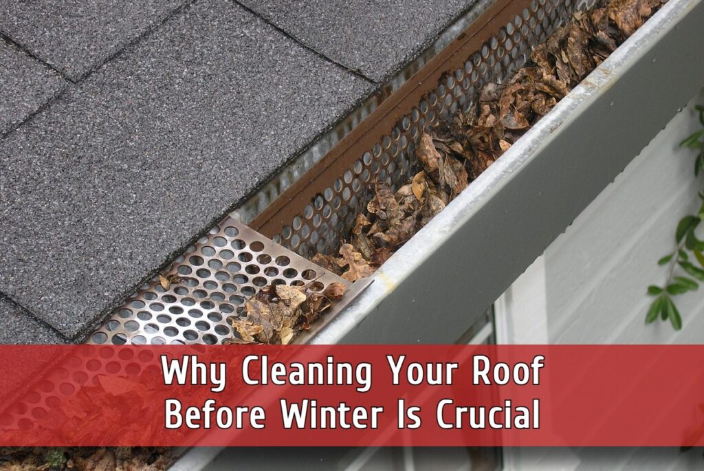 Roof cleaning before winter