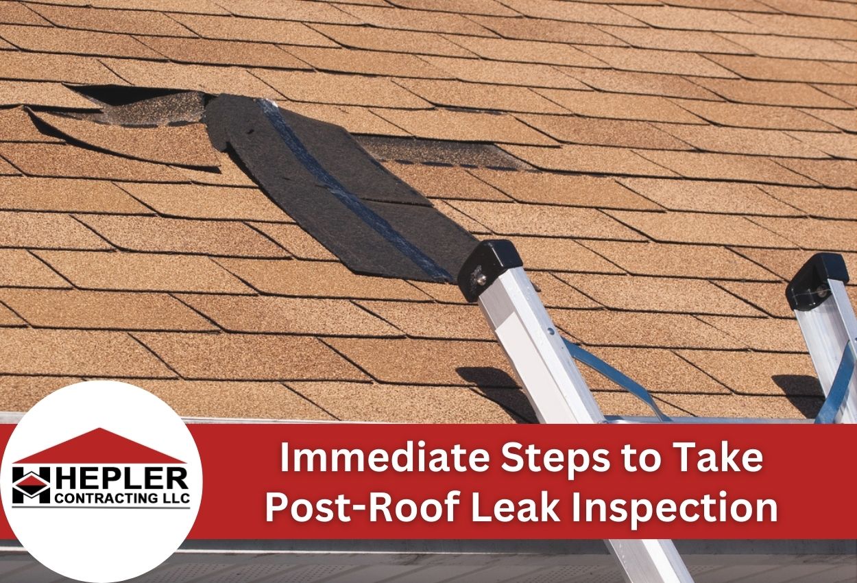 Immediate Steps to Take Post-Roof Leak Inspection