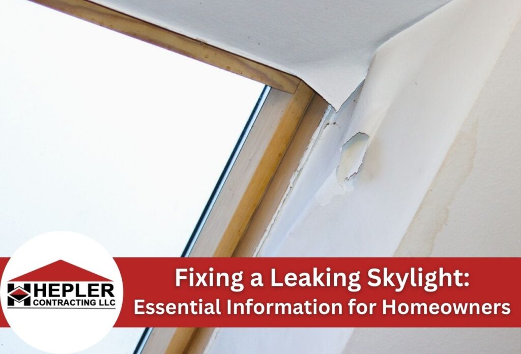 Fixing a Leaking Skylight