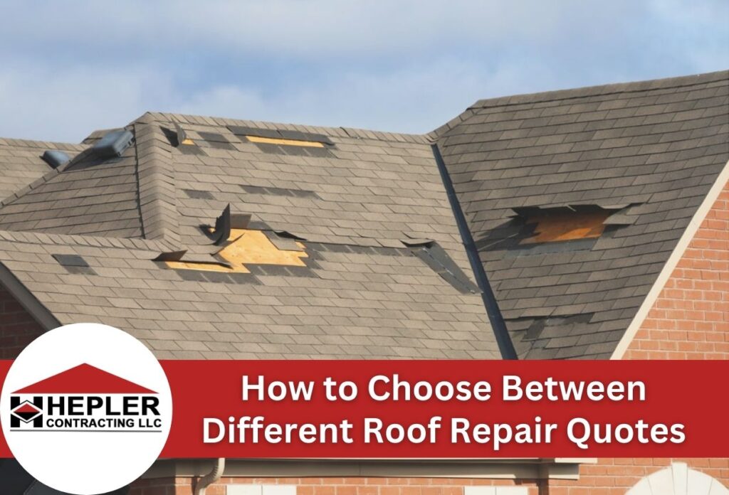 How to Choose Between Different Roof Repair Quotes