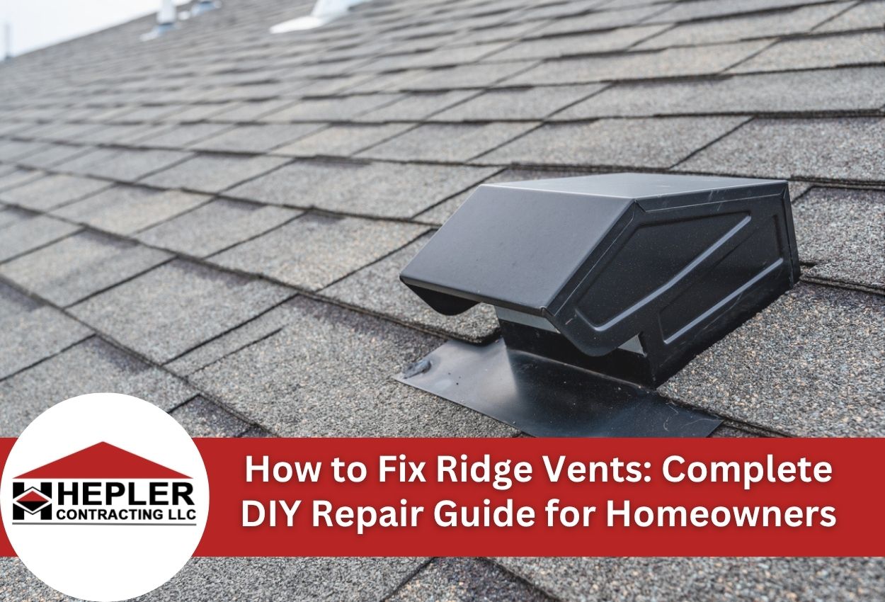 How to Fix Ridge Vents: Complete DIY Repair Guide for Homeowners