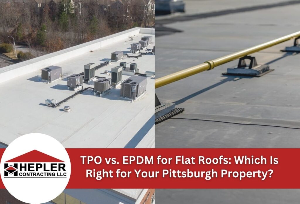 TPO vs. EPDM for Flat Roofs: Which Is Right for Your Pittsburgh Property?