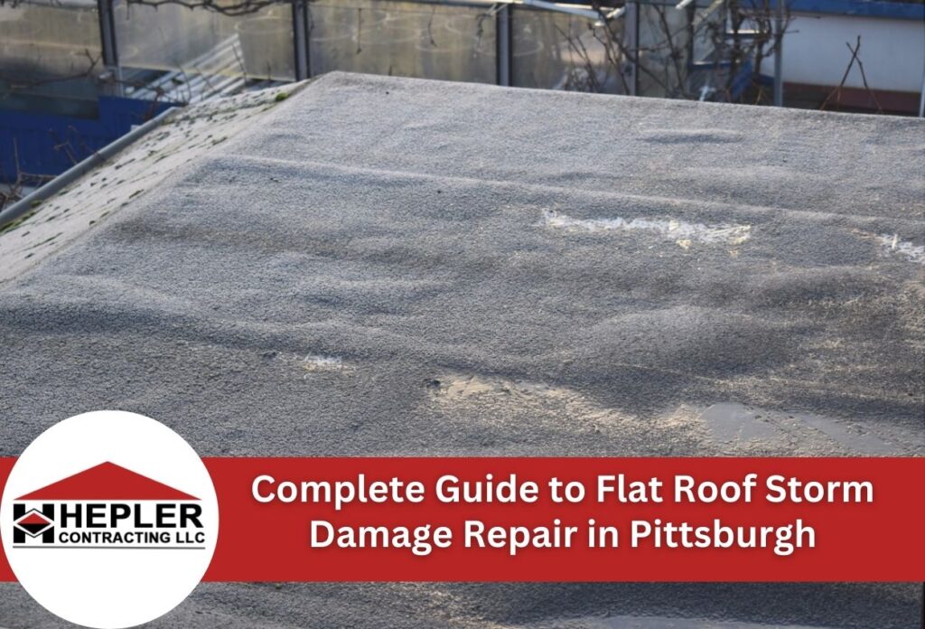 Complete Guide to Flat Roof Storm Damage Repair in Pittsburgh