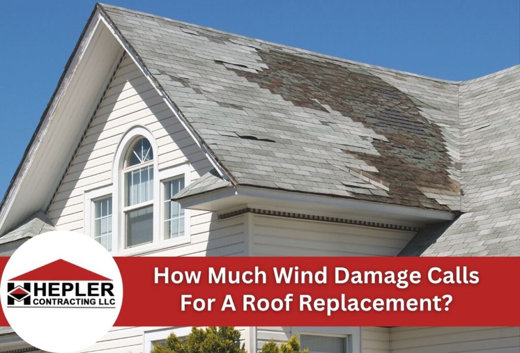 How Much Wind Damage Calls For A Roof Replacement?