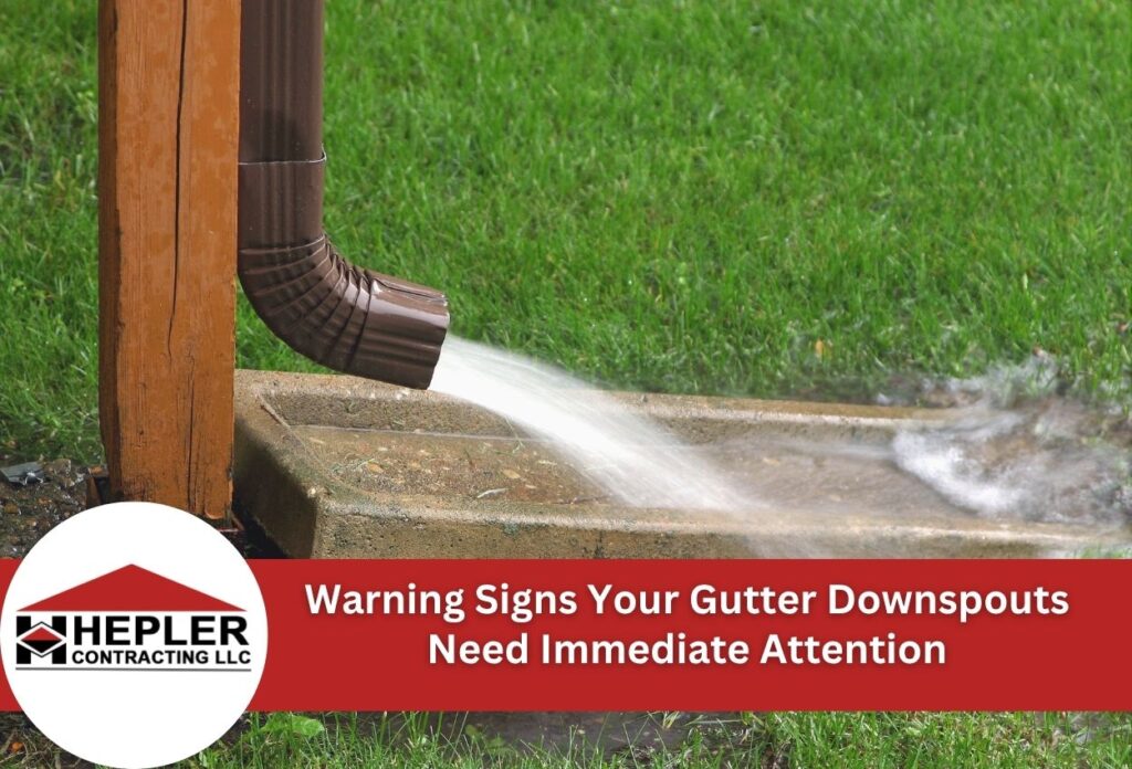 Warning Signs Your Gutter Downspouts Need Immediate Attention