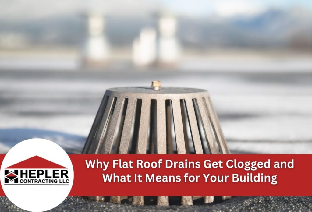 Why Flat Roof Drains Get Clogged and What It Means for Your Building